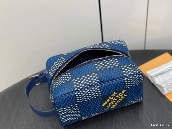 First bag ru VUITTON KIT bag-23*13*12CM DOPP LOUIS LOCKER 0818
